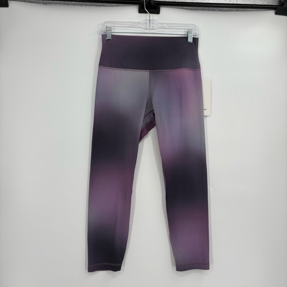 Lululemon‎ align high rise crop purple nwt 10